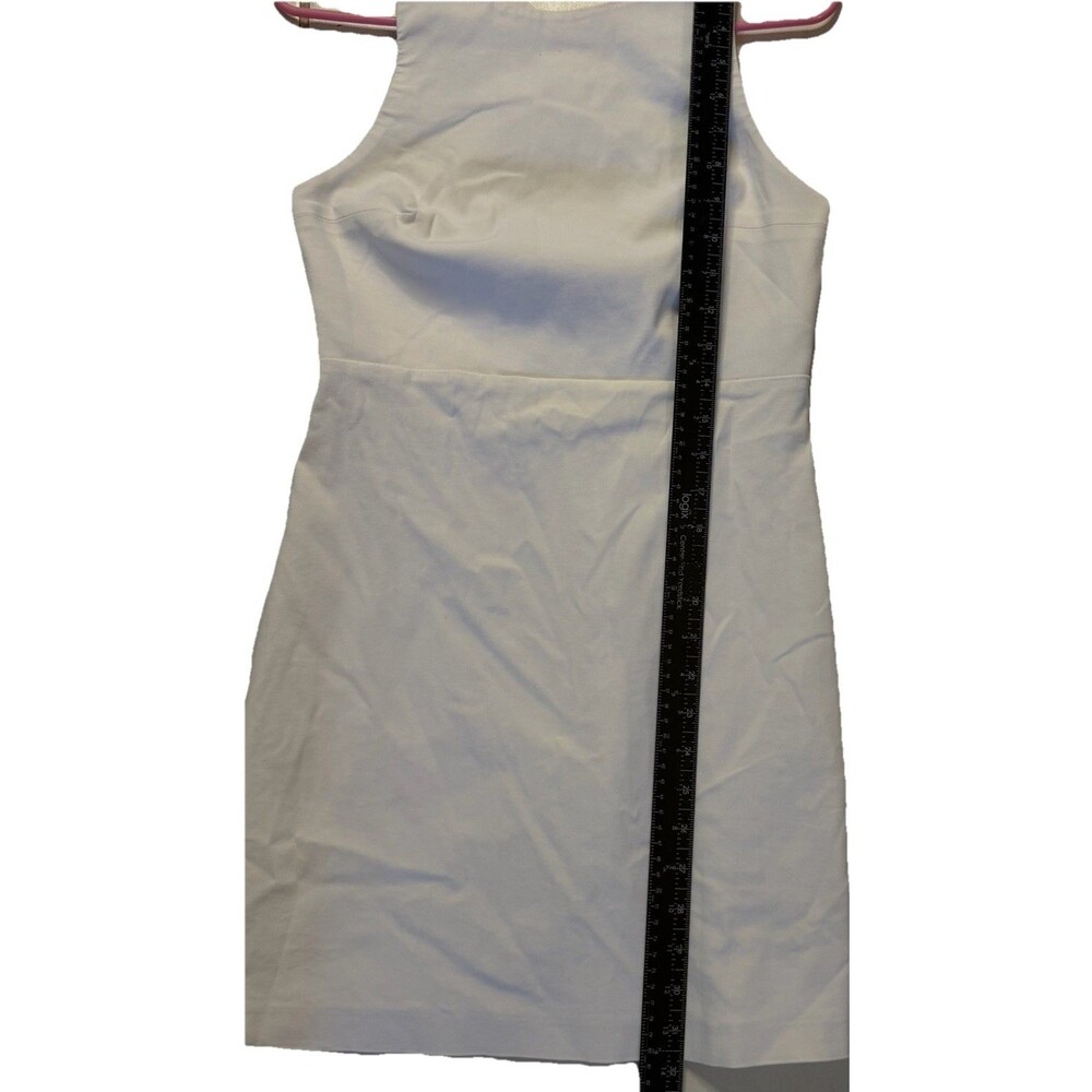 Zara White Sleeveless Sheath Mini Dress Women’s Medium EUR M USA M EU 28 - Picture 4 of 7